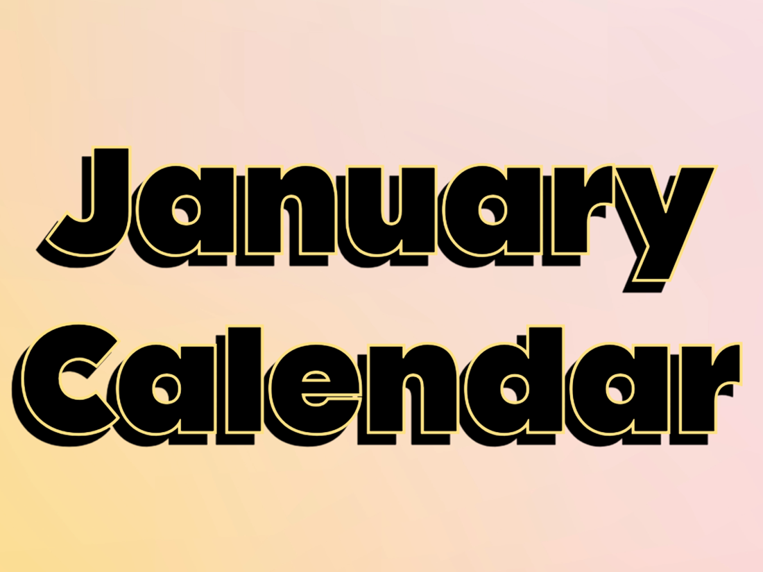 January Calendar